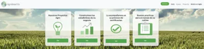 Site of the same company, under the name AgroSmart, with statistics and agricultural-certification services