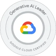 Generative AI Leader badge from Google earned by Juan Carlos Cadavid
