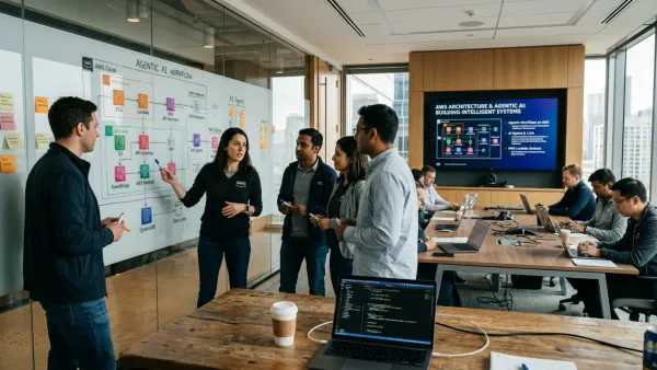 The Akili engineering team at an AWS architecture and agentic AI event
